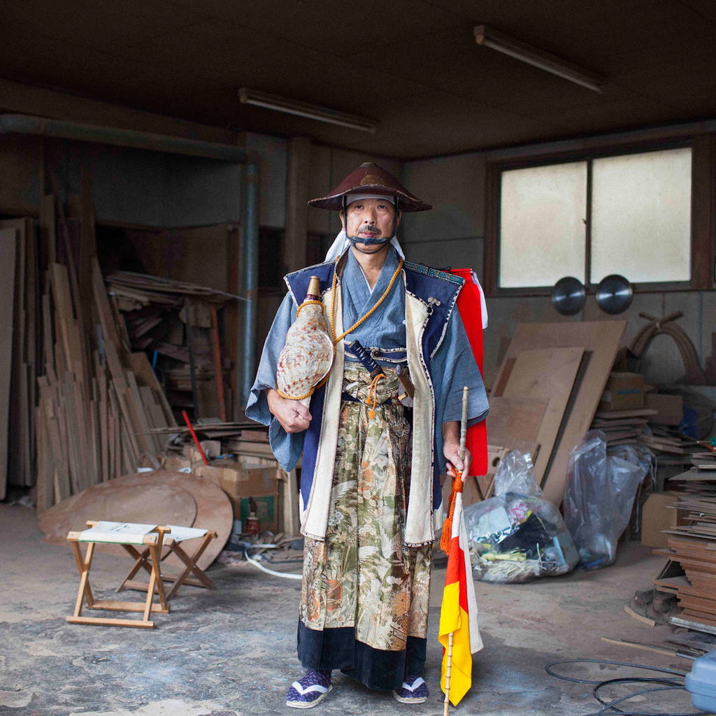 Yoshiyuki, 59 his former house and small furniture factory in Odaka  His former house was also his small furniture factory. He had lived here since 1948 when he was born and worked locally for more than 35 years. In July 2012, he moved all the equipment from his former home to his new one in the neighboring city, where he evacuated to and live now, to restart the furniture business. September 2012