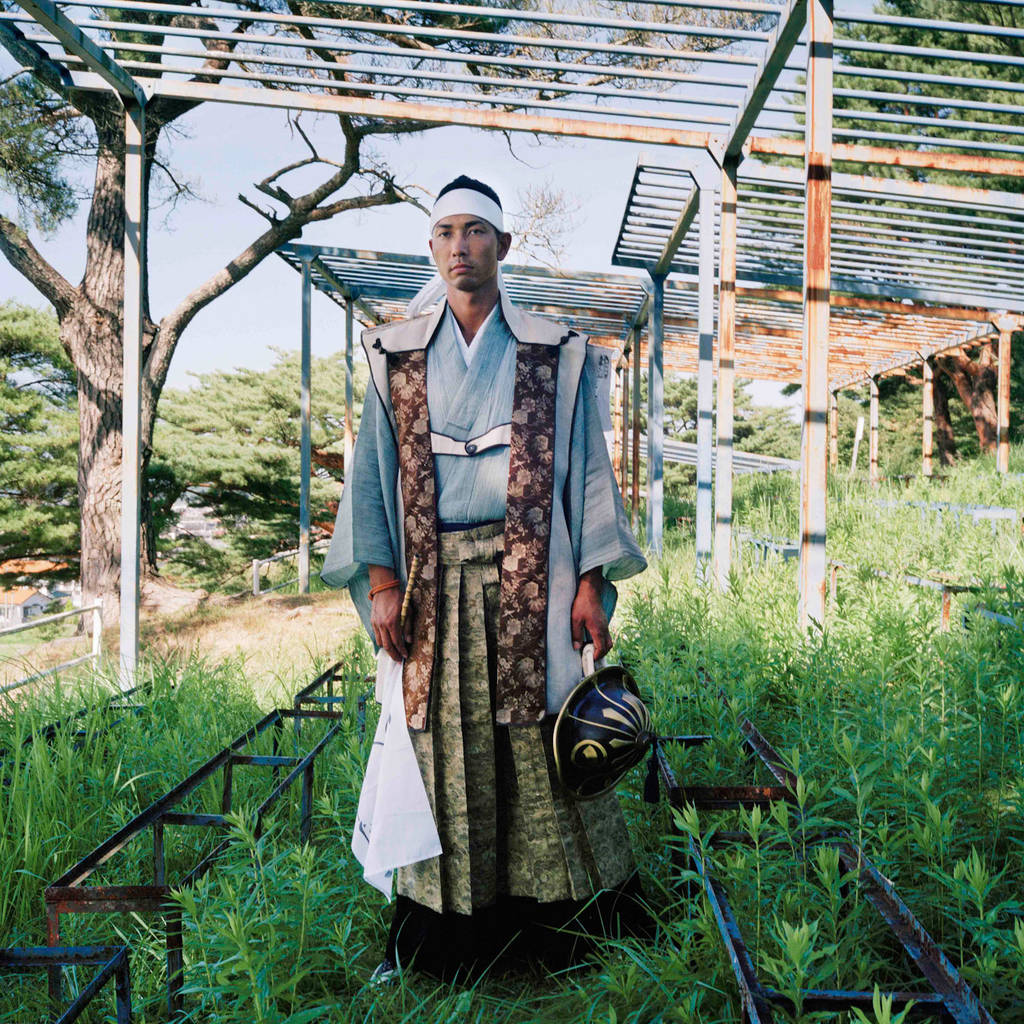 Masaki, 31 the spectator stand of the field where Soma Nomaoi events are held Masaki used to live with his three children in Odaka. After the disaster he decided to stay in the next town instead of evacuating farther afield. “Of course I worried about the radiation effects but I did not want to move too far from my town because it is the place where Soma Nomaoi is held”. September 2012